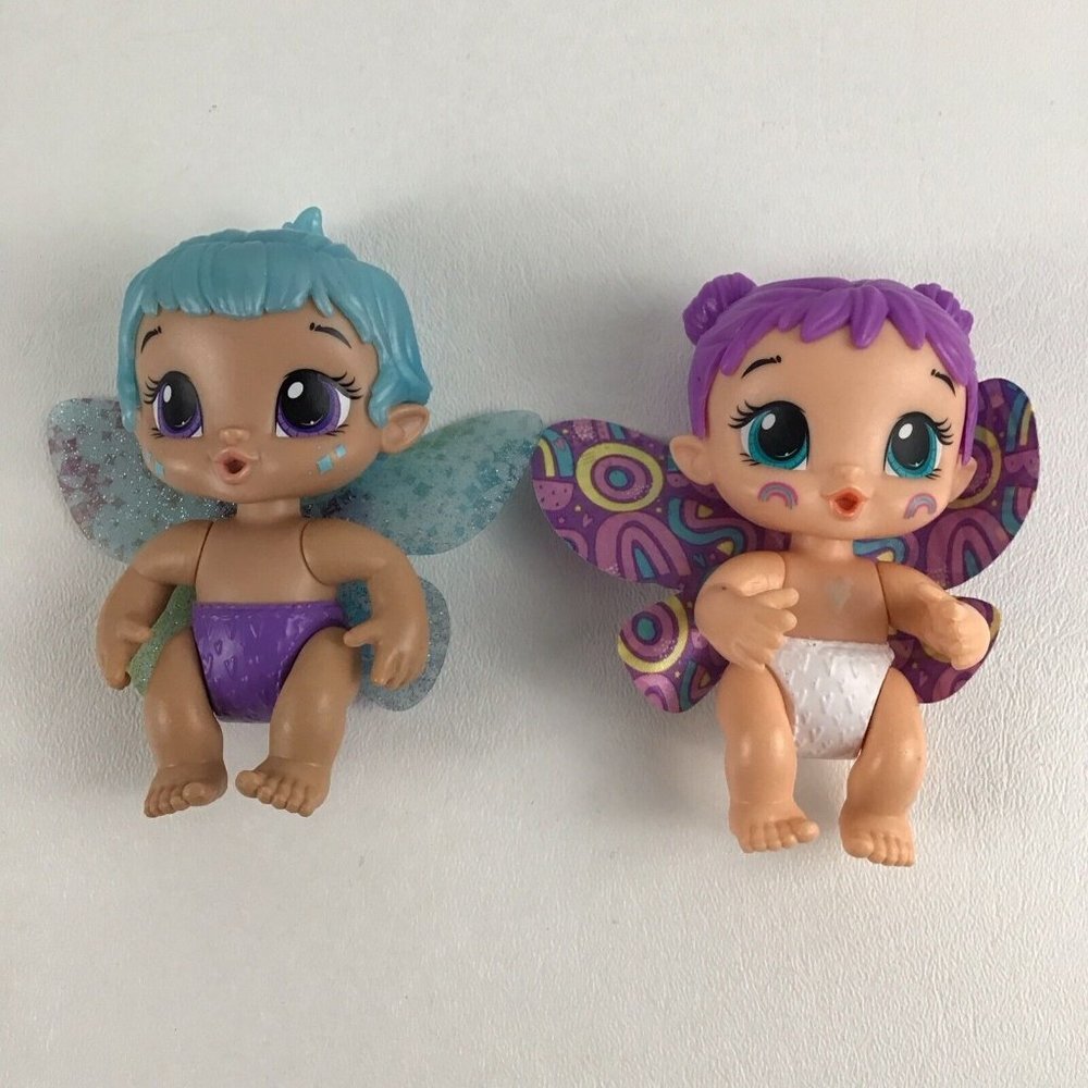 Baby Alive Glo Pixies Minis Lilac Pearl Plum Rainbow Figure 4" Doll Hasbro Toy